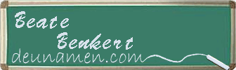 Beate Benkert Visitenkarte